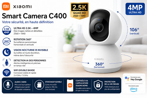 Caméra surveillance wifi - caméra,